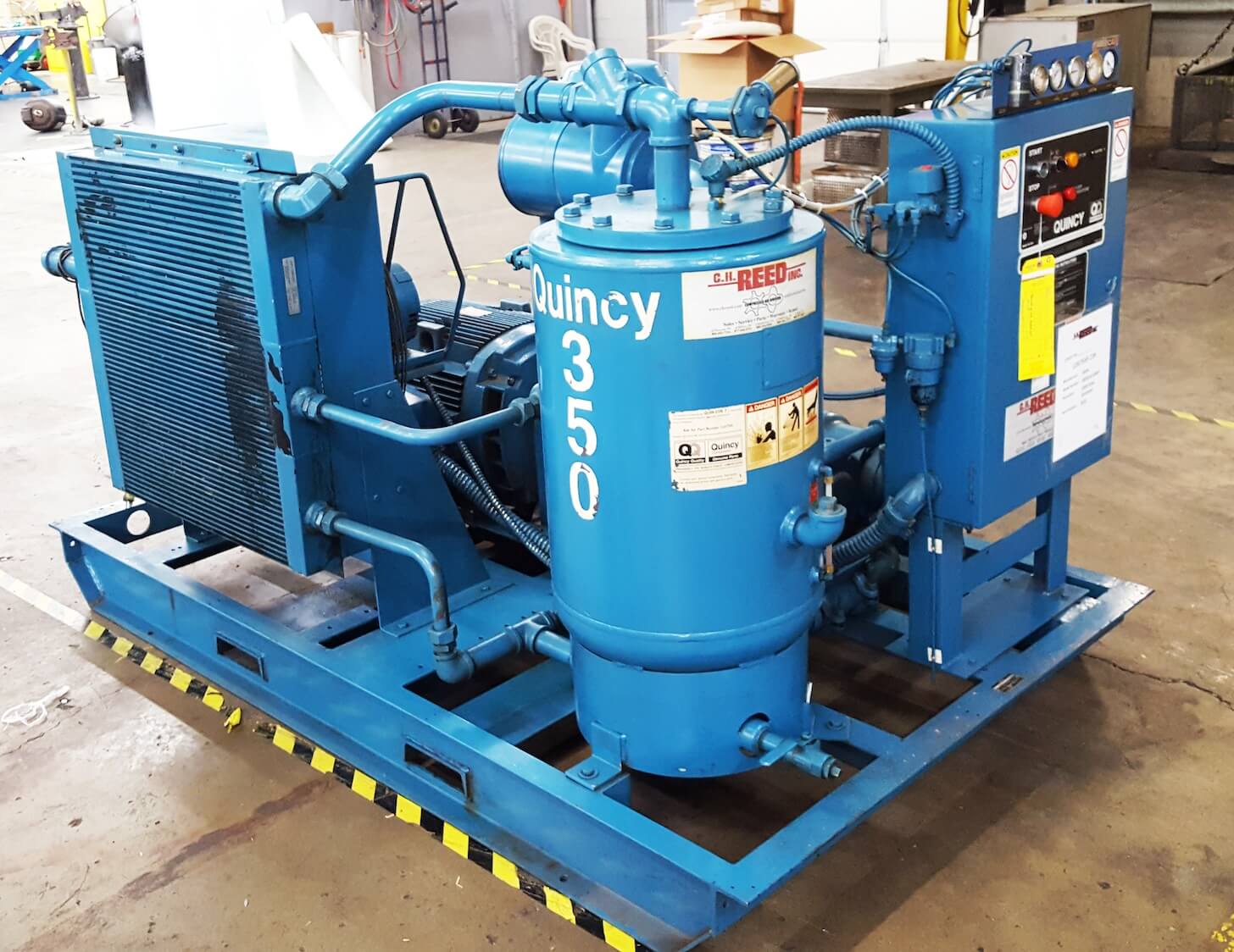 Quincy QSI 350 100HP Rotary Screw Air Compressor SKU UD075HP 23R