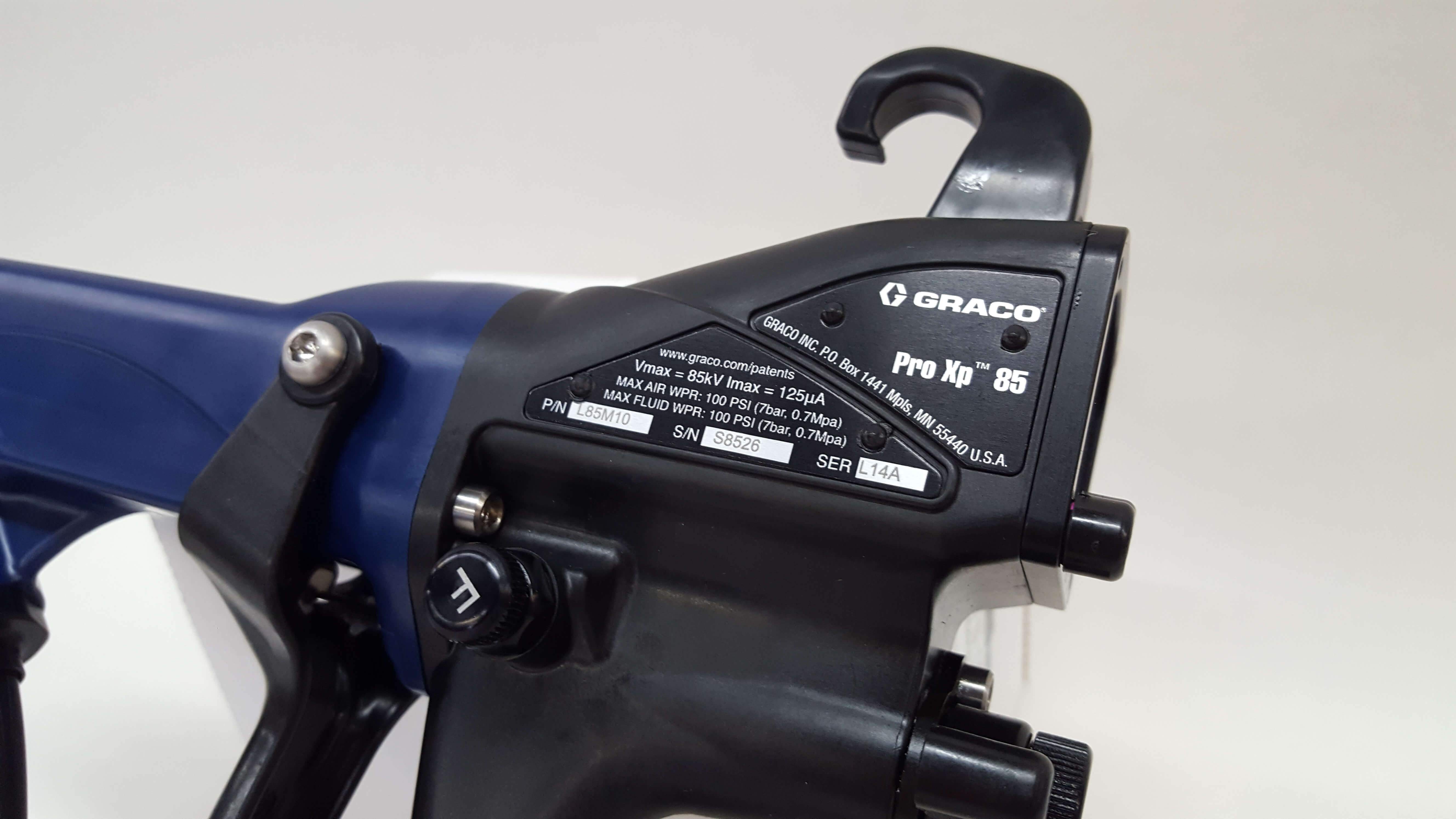 Graco Pro XP Electrostatic Air Spray Gun with Smart Display 85KV SKU