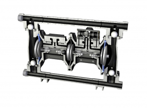 Graco 1050HP Diaphragm Pump Cutaway