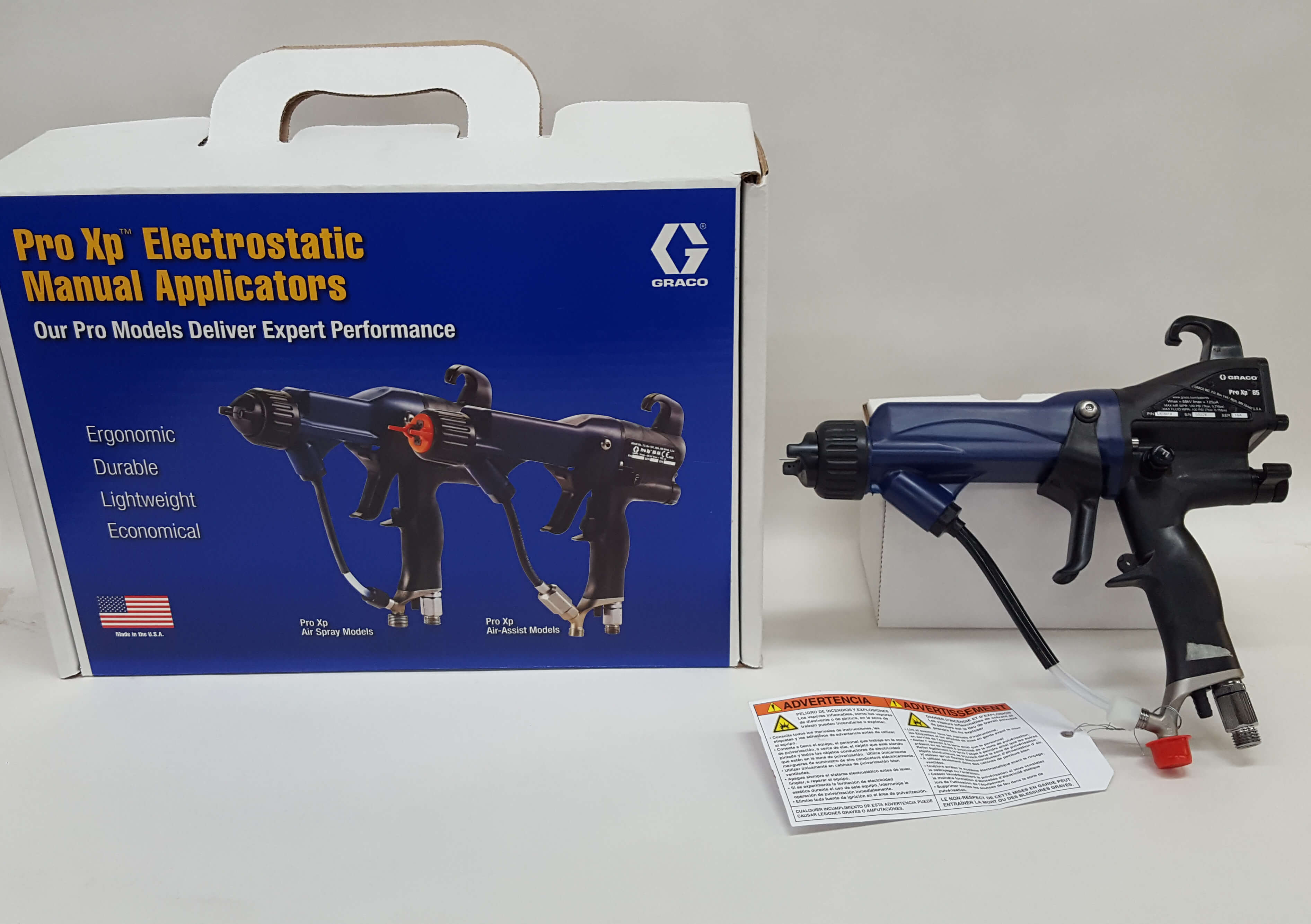 Graco Pro XP Electrostatic Air Spray Gun with Smart Display 85KV SKU