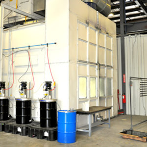 CH Reed spray booths, ovens and integrated systems