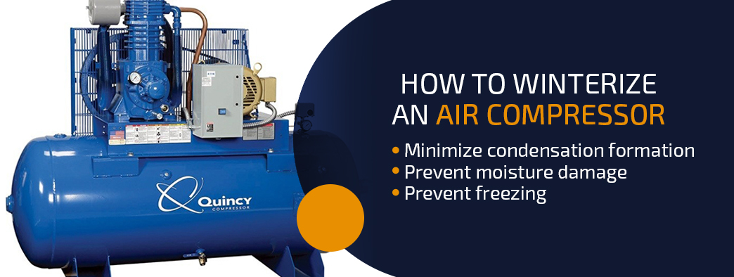 steps for winterizing an air compressor
