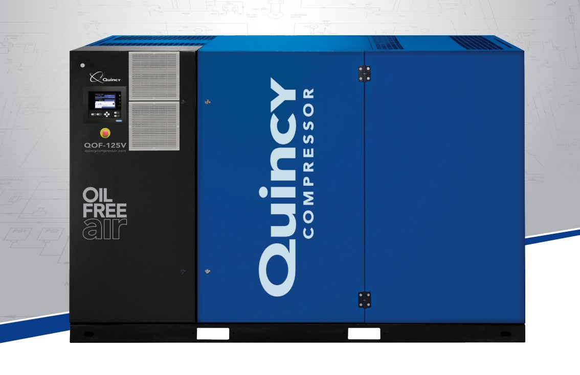 QOF 75200 HP OilFree Screw Compressor Quincy Compressor