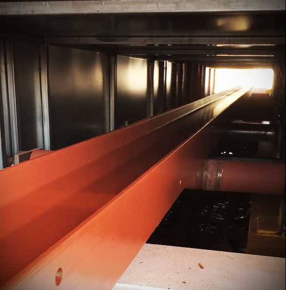 Custom Solution to Paint IBeams C.H. Reed