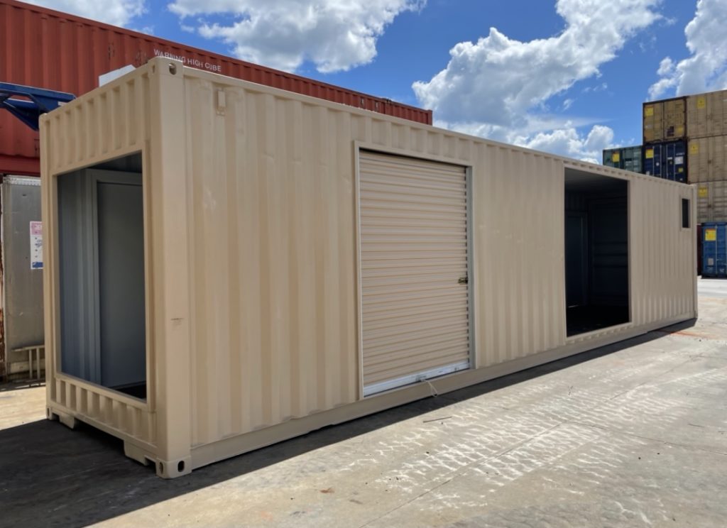Shipping Container Delivery for Compressed Air Project