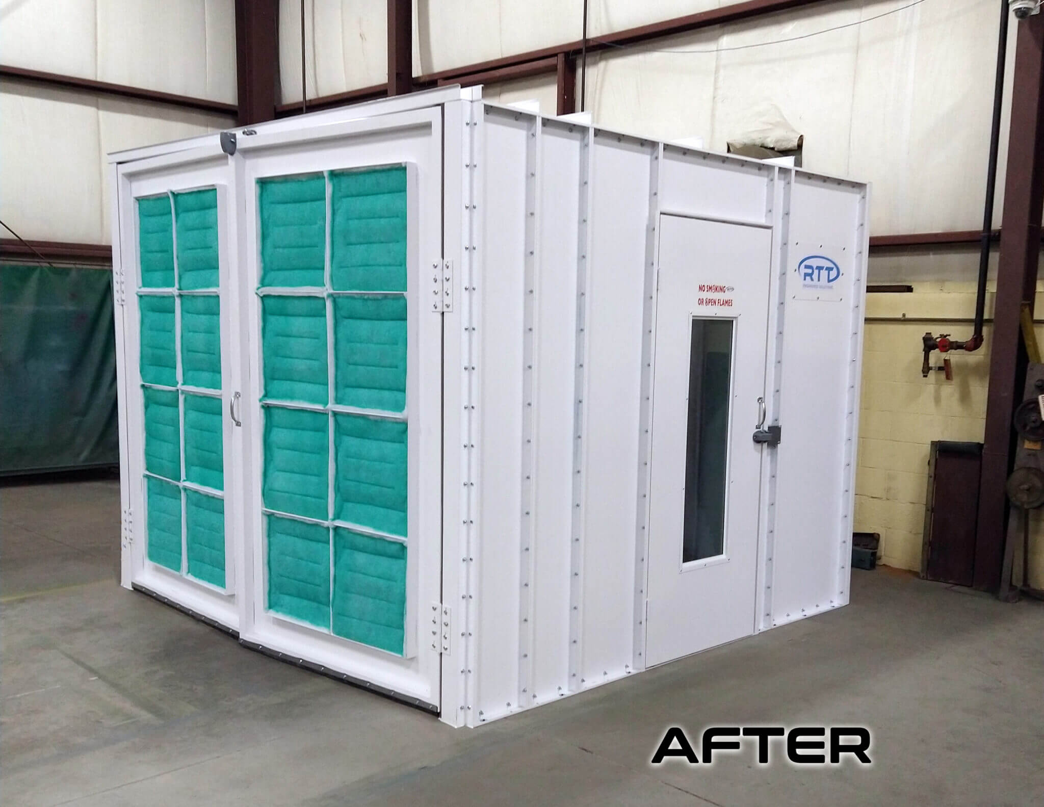 Machine Manufacturer Upgrades Spray Booth C.H. Reed