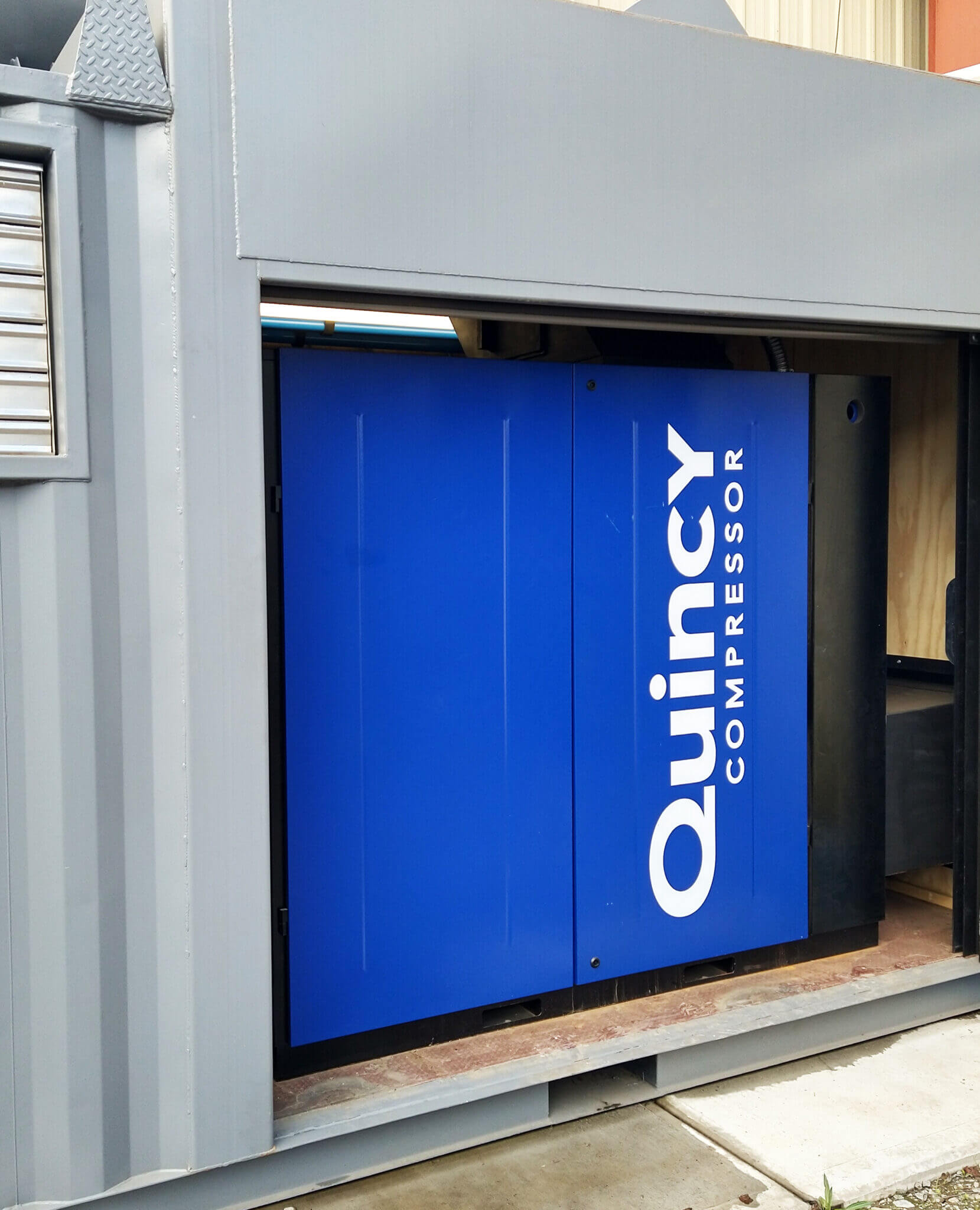 Custom Shipping Container Compressed Air System