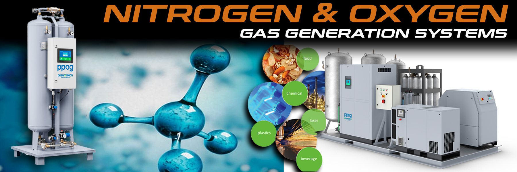 Nitrogen and Oxygen Generation Systems
