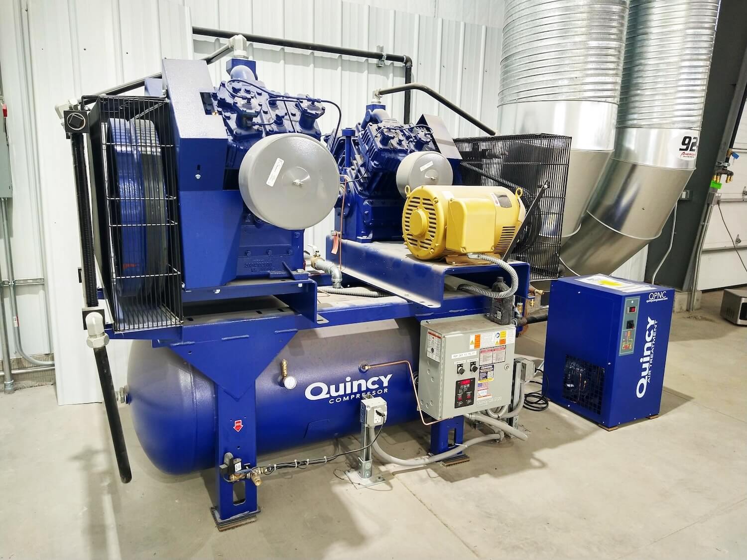 Quincy QR-25 5120 Duplex Compressor Install | Case Study
