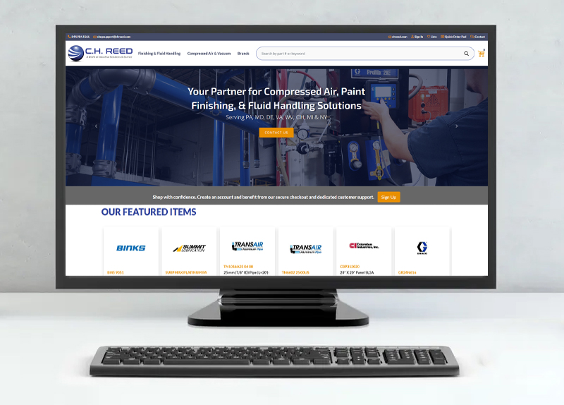 C.H. Reed Launches New B2B E-Commerce Website