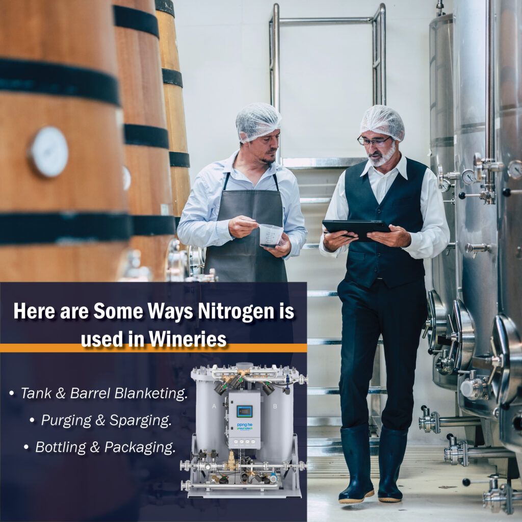 Nitrogen in Wine Production.